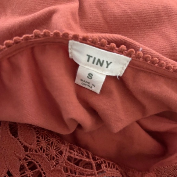 Anthropologie Tiny Blouse Noah Lace Embroidered Cedar - Picture 7 of 10